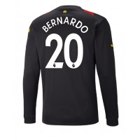 Manchester City Bernardo Silva #20 Fotballklær Bortedrakt 2022-23 Langermet